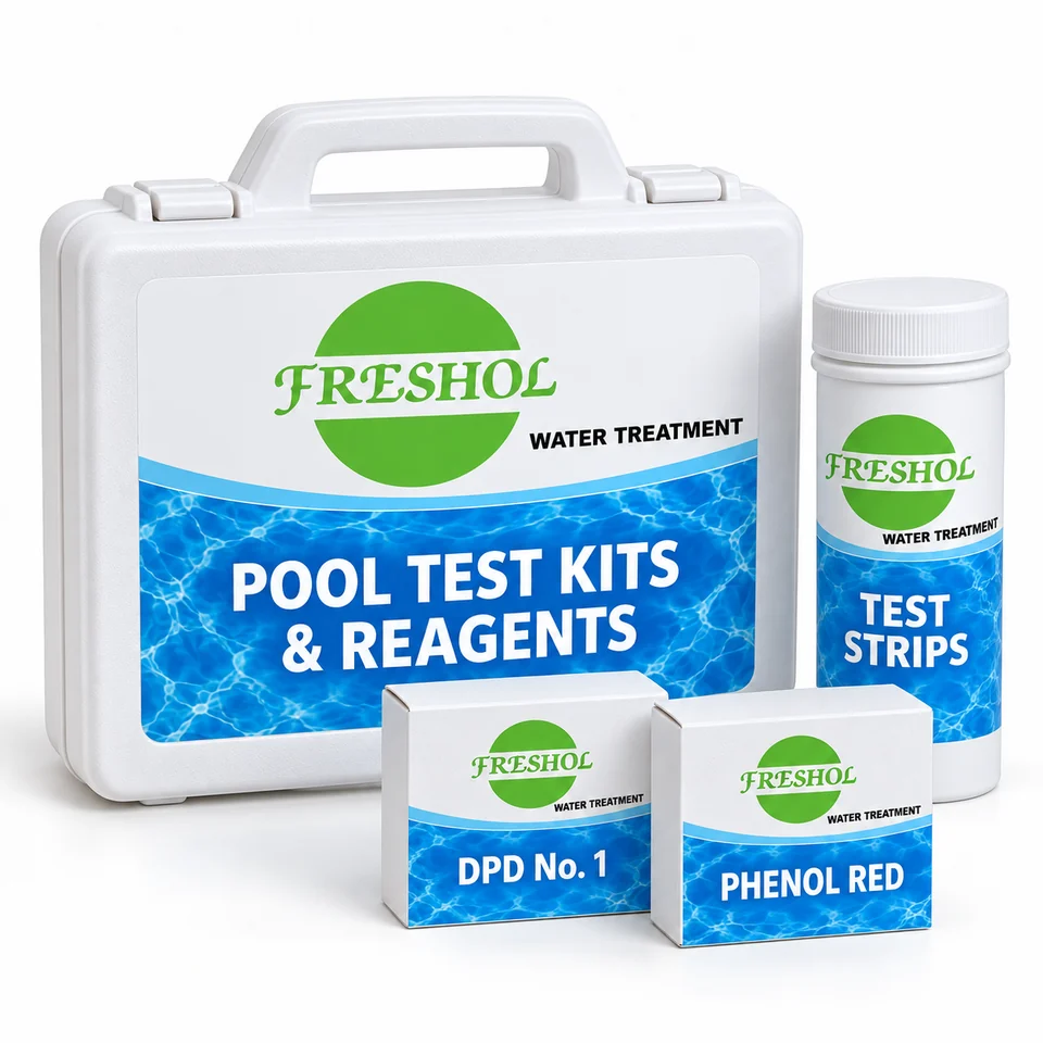 FRESHOL Pool test kits and reagents